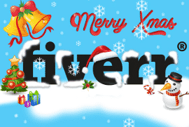 Fiverr Holiday Logo Makeover