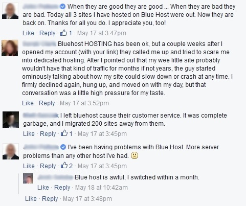 bluehost-issues