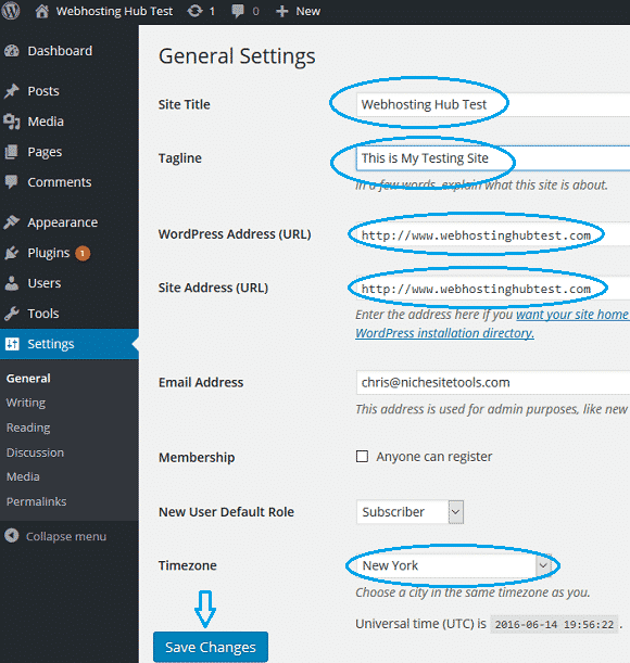 wordpress-general-settings