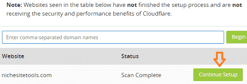 Cloudflare Continue Setup
