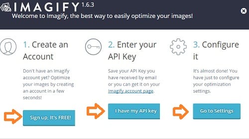 Imagify Activation